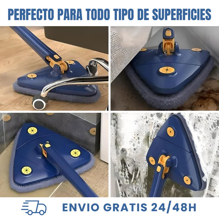 Mopa triangular 360º + 5 Recambios GRATIS